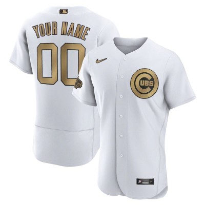 Chicago Cubs Custom Men's Nike White 2022 MLB AllStar Game Authentic Jersey